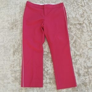 Crosby Waverly Cropped Ankle Pants White Piping 2